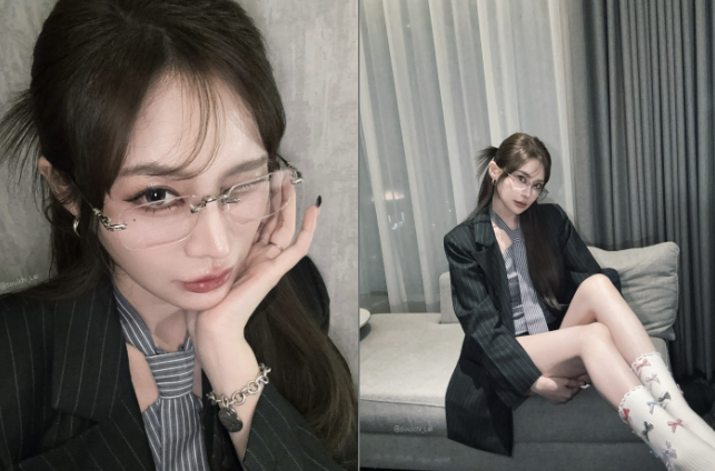  Foto zu 追星女之光! 前立委變CEO 賴品妤PO大長腿自拍「揭1重大改變」 