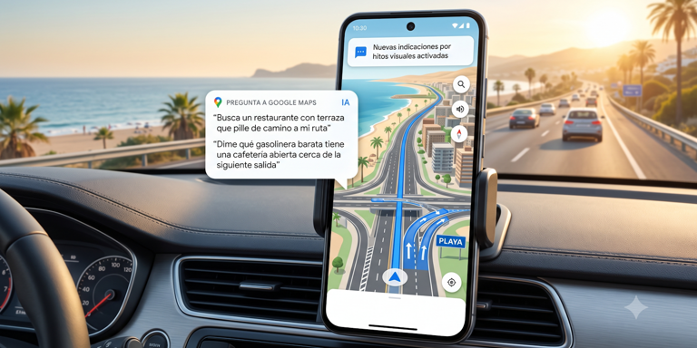 Gemini llega a Google Maps para transformar la navegación en carretera ...