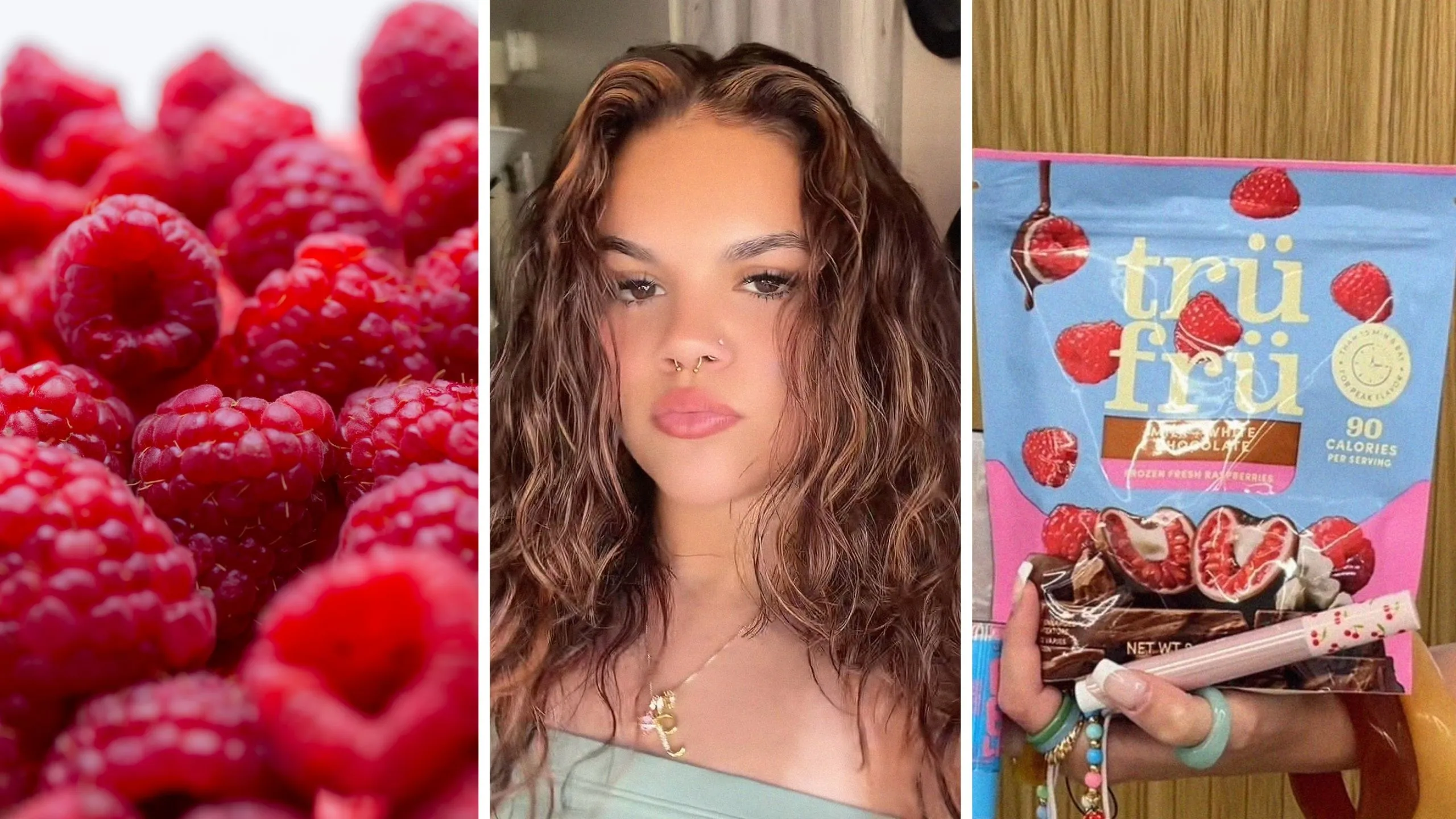 Connecticut woman bites into Tru Fru raspberry. What she sees inside ...