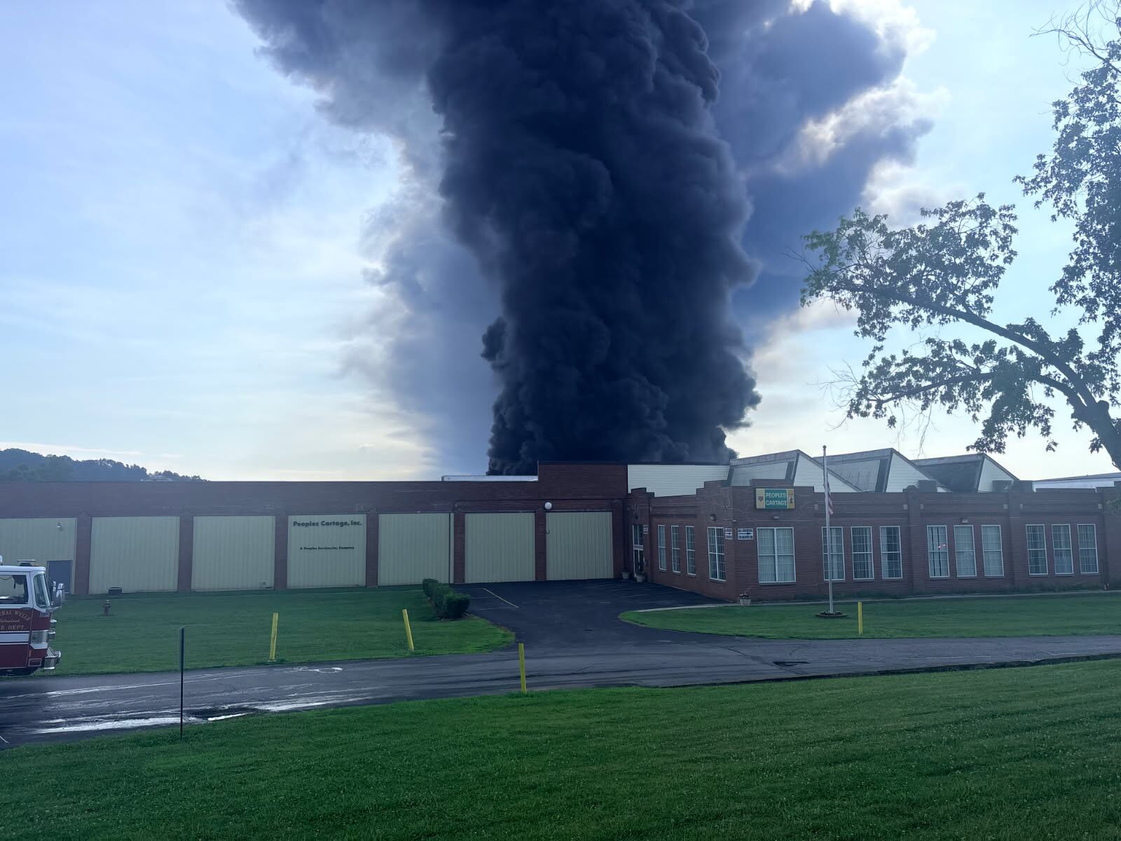 Wood County fire 95% contained; smoke dispersing