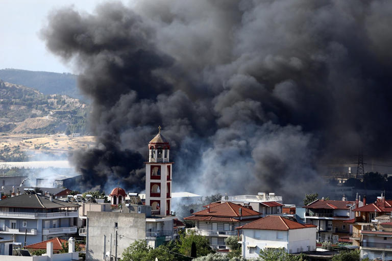 Wildfires rage in Portugal, Greece and Spain while Greek authorities ...