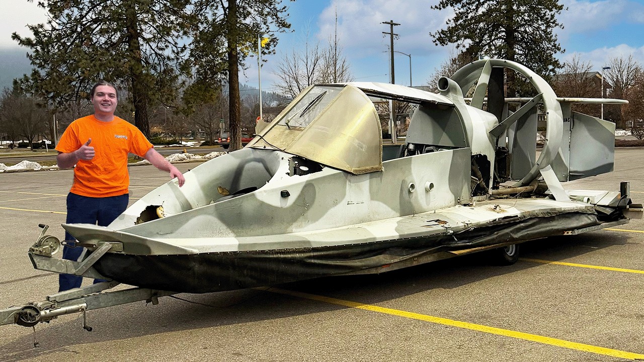 Watch me bring this cool hovercraft back to life!