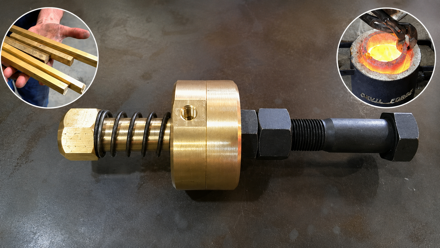 This shop-made ground clamp is pure workshop genius