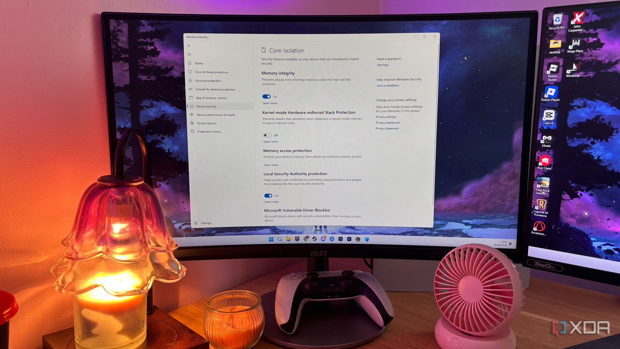 Your gaming PC gets throttled by Windows 11's hidden security layer, and disabling it takes 30 seconds