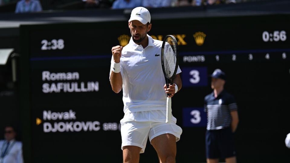 Novak Djokovic beats Roman Safiullin to secure historic 106th Wimbledon ...