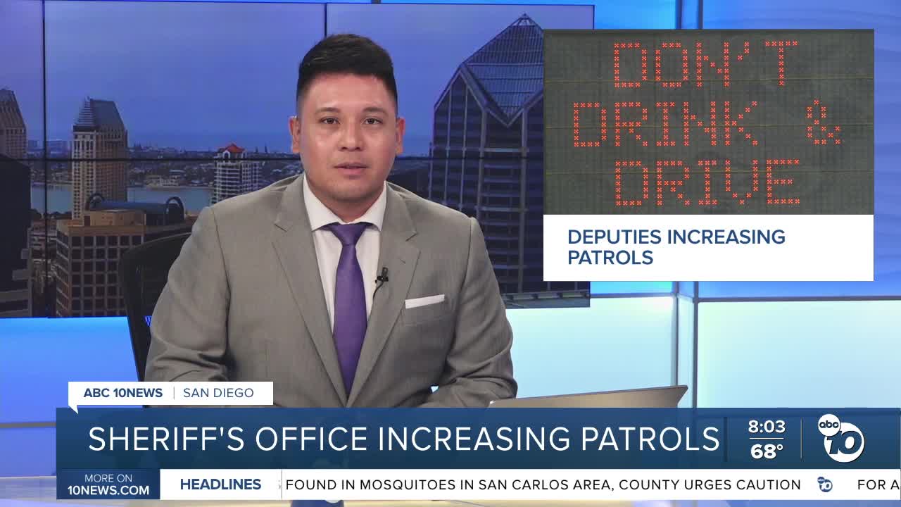 Sheriff's office increasing patrols during 4th of July weekend