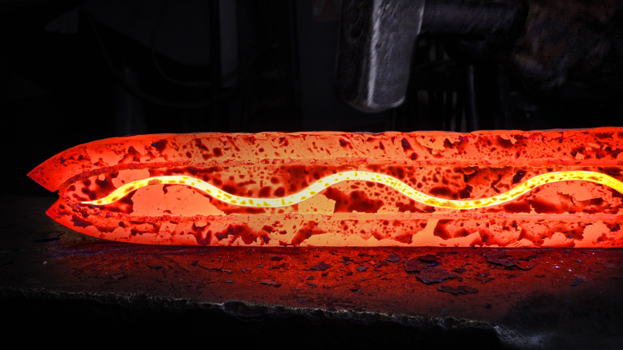 Forging a legendary viking sword