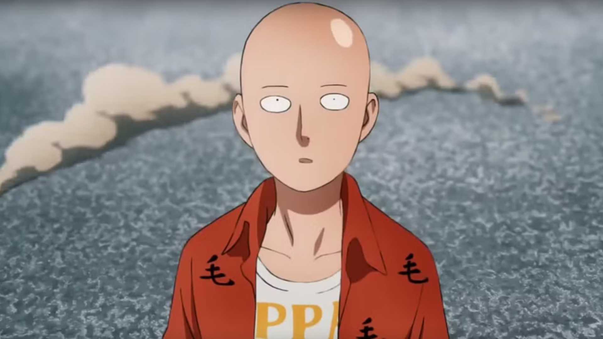 Saitama in One Punch Man season 2.
