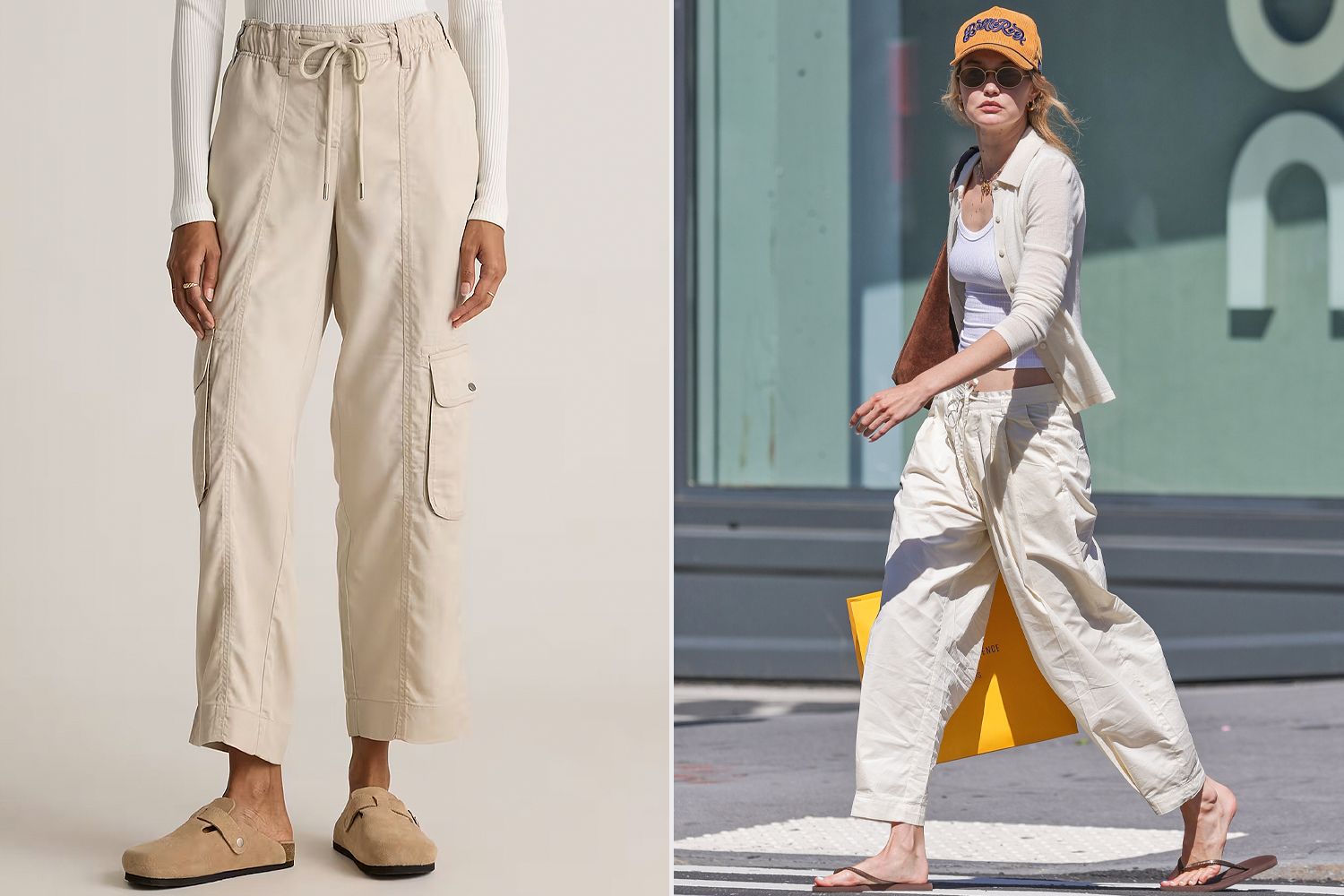 Gigi Hadid stayed cool in the comfy summer pants style Meghan Markle wears, too — and we found lookalikes for less