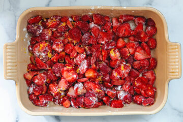 Strawberry Lemonade Cookie Cobbler