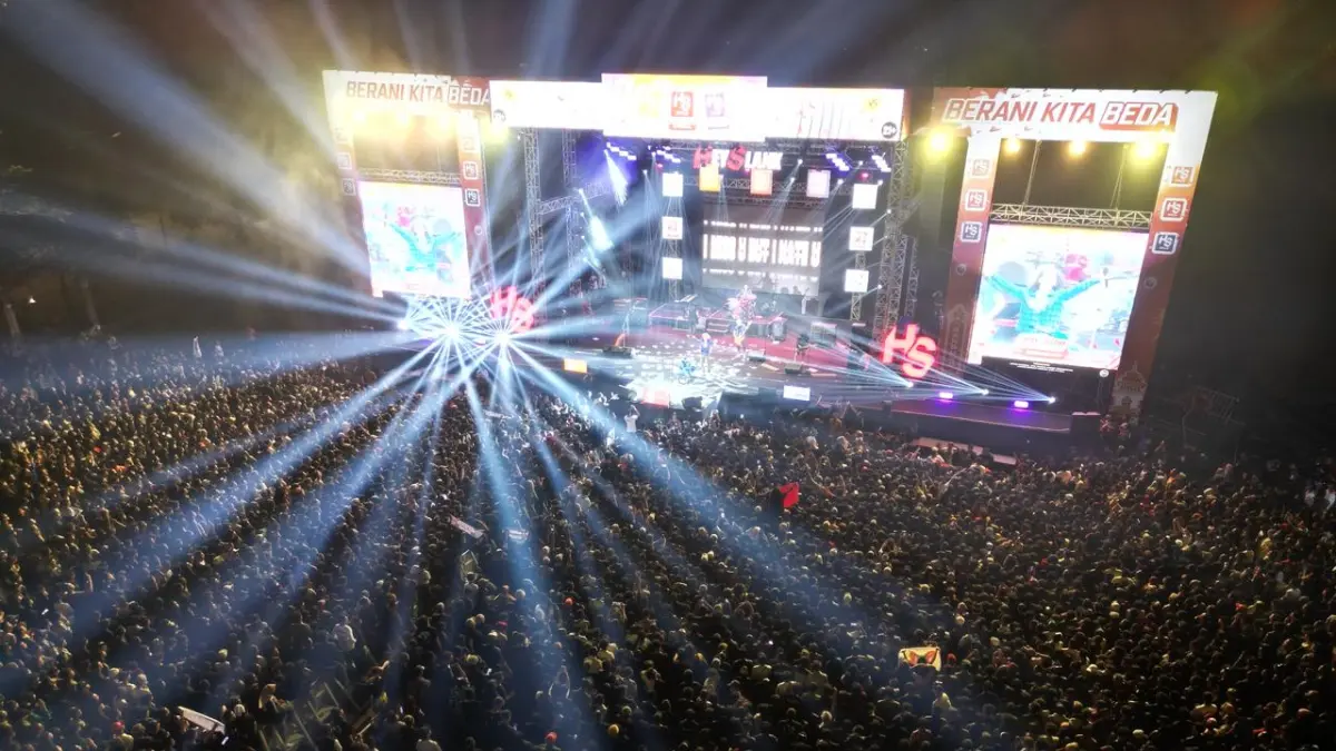 Konser HS Hey Slank di Bandung ditonton 25 ribu orang, Kaka bawakan 18 lagu