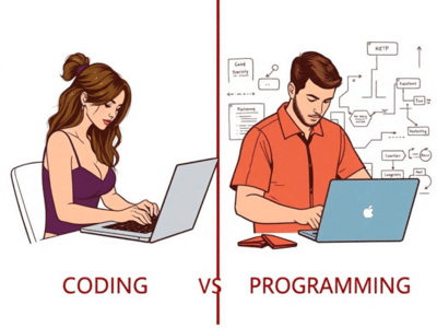 Coding vs. programming: Understand the real difference before stepping ...