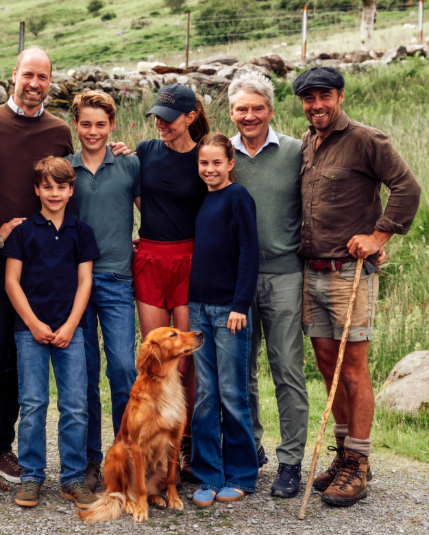 Tall Princess Charlotte looks so cool in flared jeans and it-girl trainers