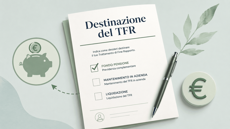 Online il modulo per destinare o meno il TFR al fondo pensione, come si ...