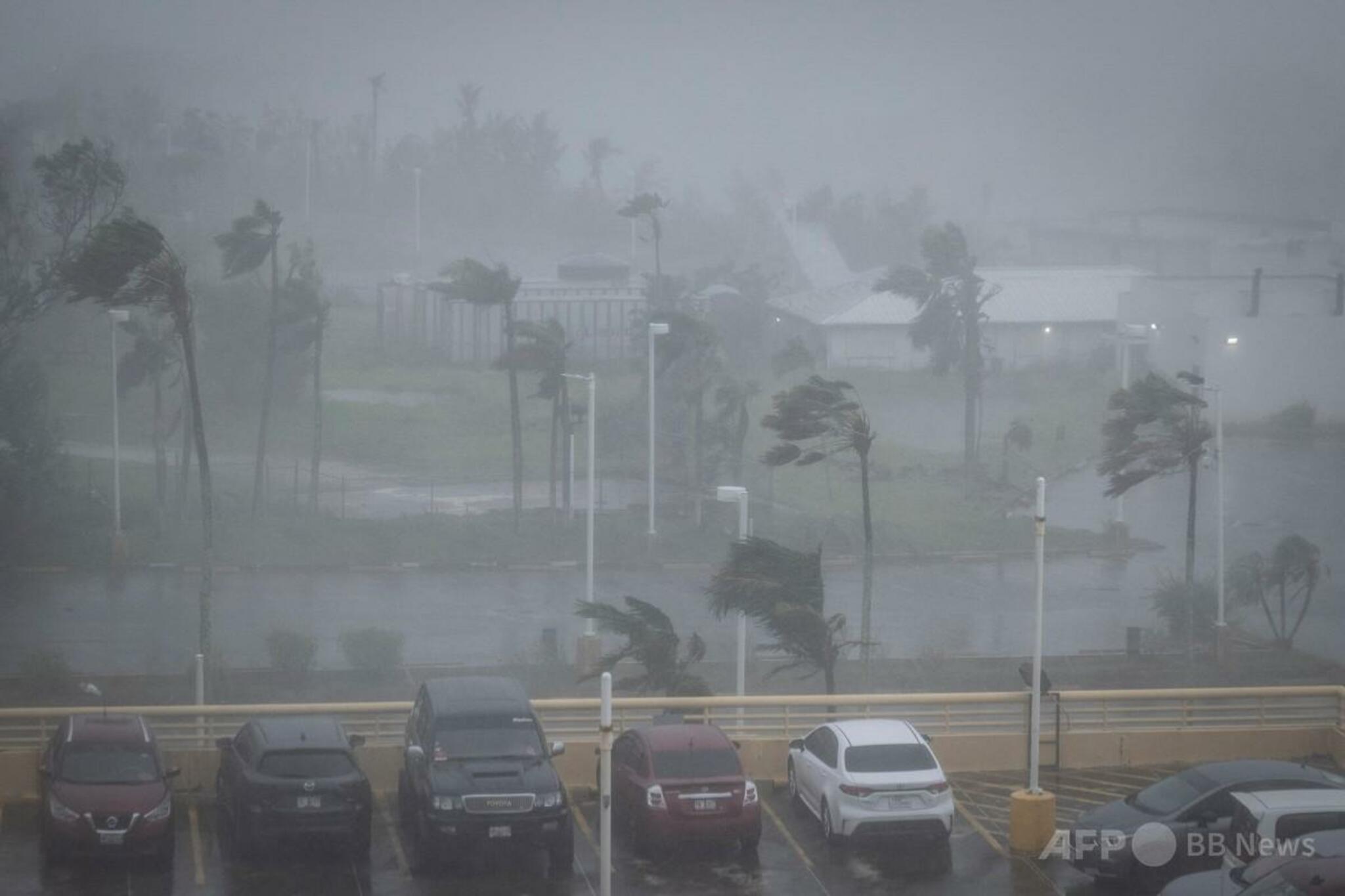 台風9号、ロタ島で「甚大な被害」80m/sの猛烈な暴風