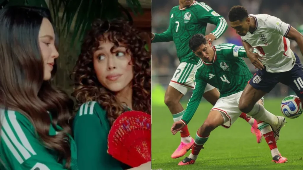 Celebridades apoyan a la selección de México ante Inglaterra en el Azteca