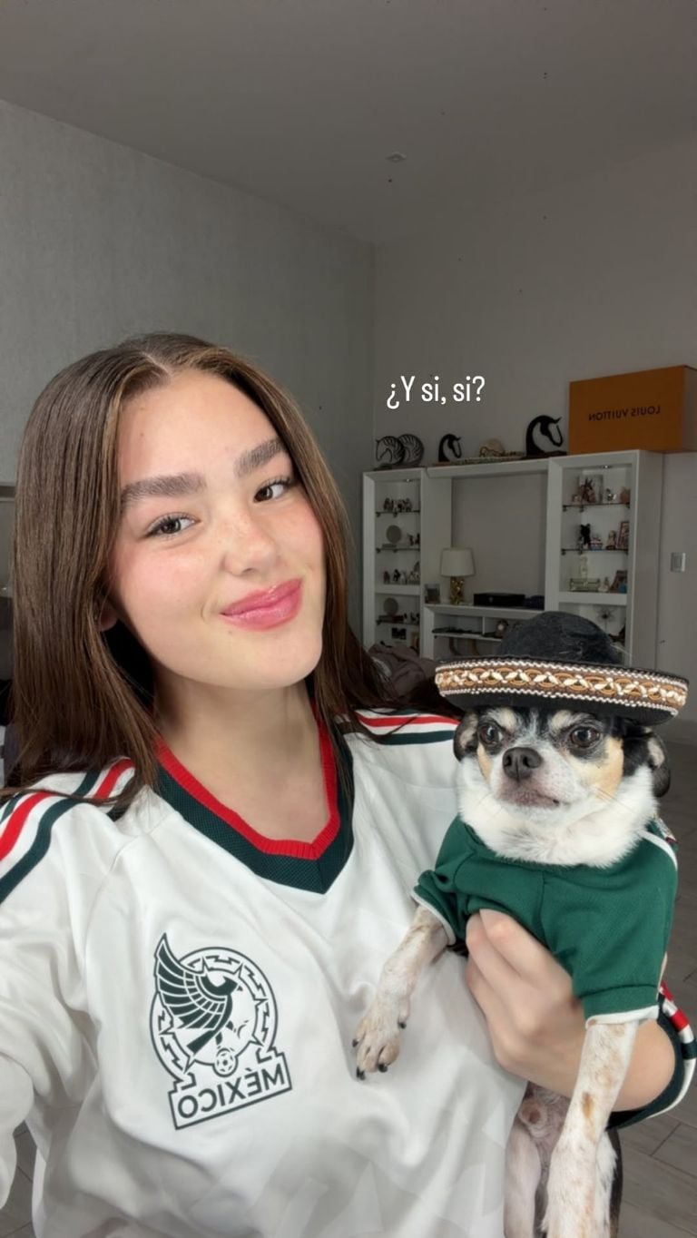 Emily Álvarez luce colores de la Selección Mexicana en sus redes