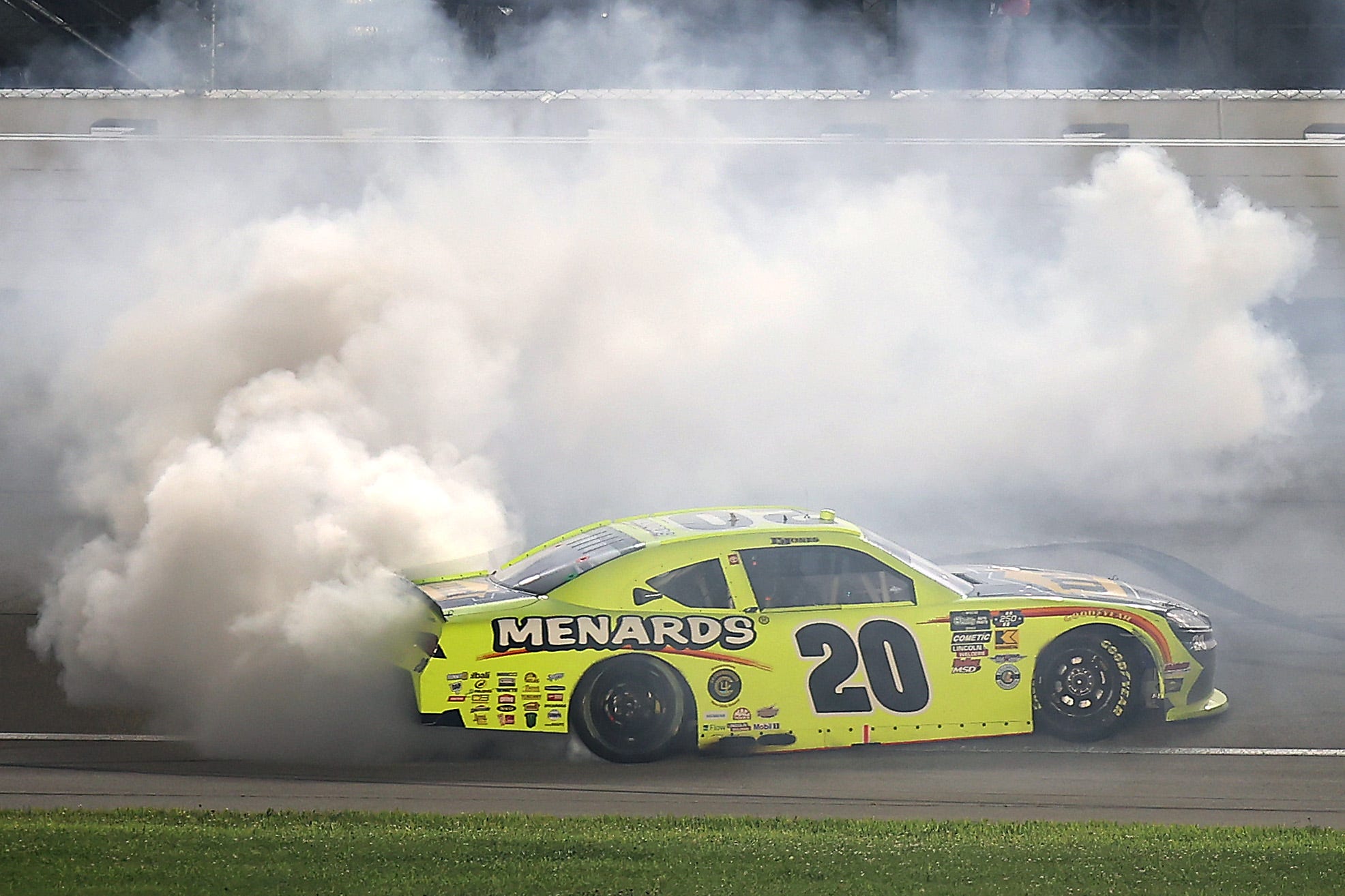 Brandon Jones wins NASCAR O'Reilly race at Chicagoland in July 2026