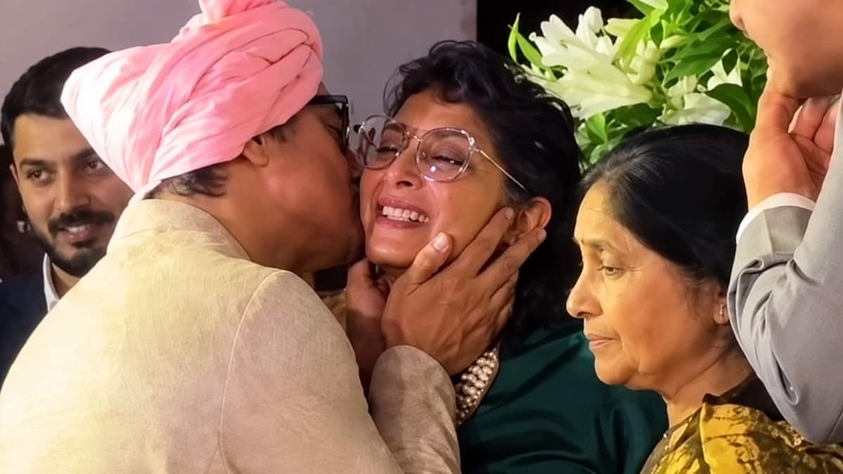 Aamir Khan kissed ex-wife Kiran Rao at his wedding with Gauri Spratt ...