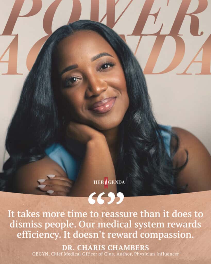 A peek inside her agenda: Dr. Charis Chambers