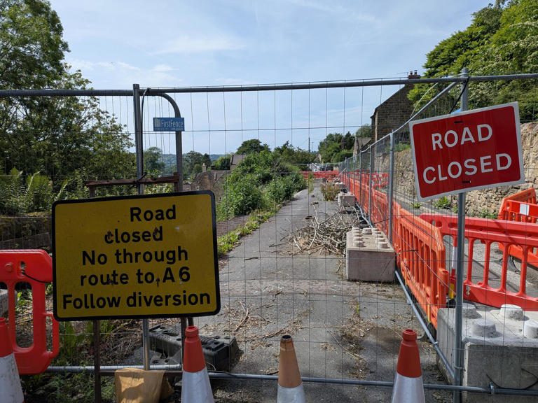 Repairs on landslip-hit Derbyshire road set to begin next week – as MP ...
