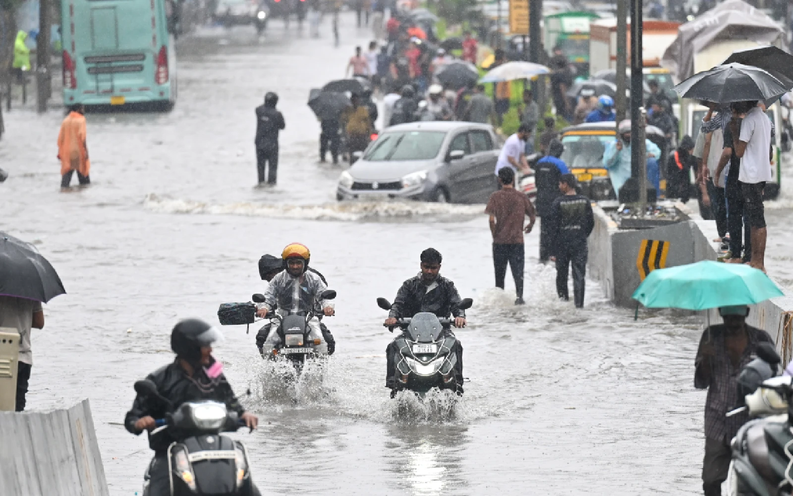 Six killed in India’s Mumbai as rains wreak havoc, disrupt travel