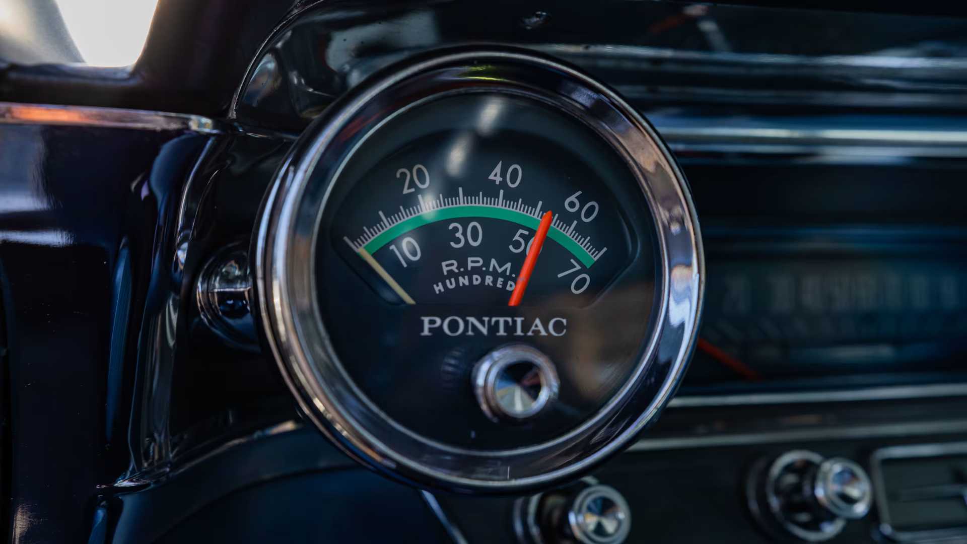 1963 Pontiac Catalina Super Duty Swiss Cheese Tachometer
