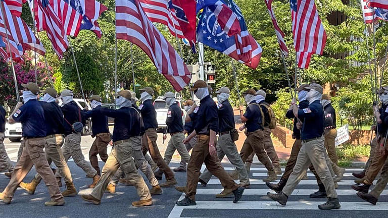 'Defining image of the era of American history': July 4 Patriot Front ...