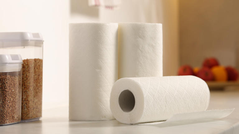 Forget baskets and shelves: Store paper towels with a solution that ...