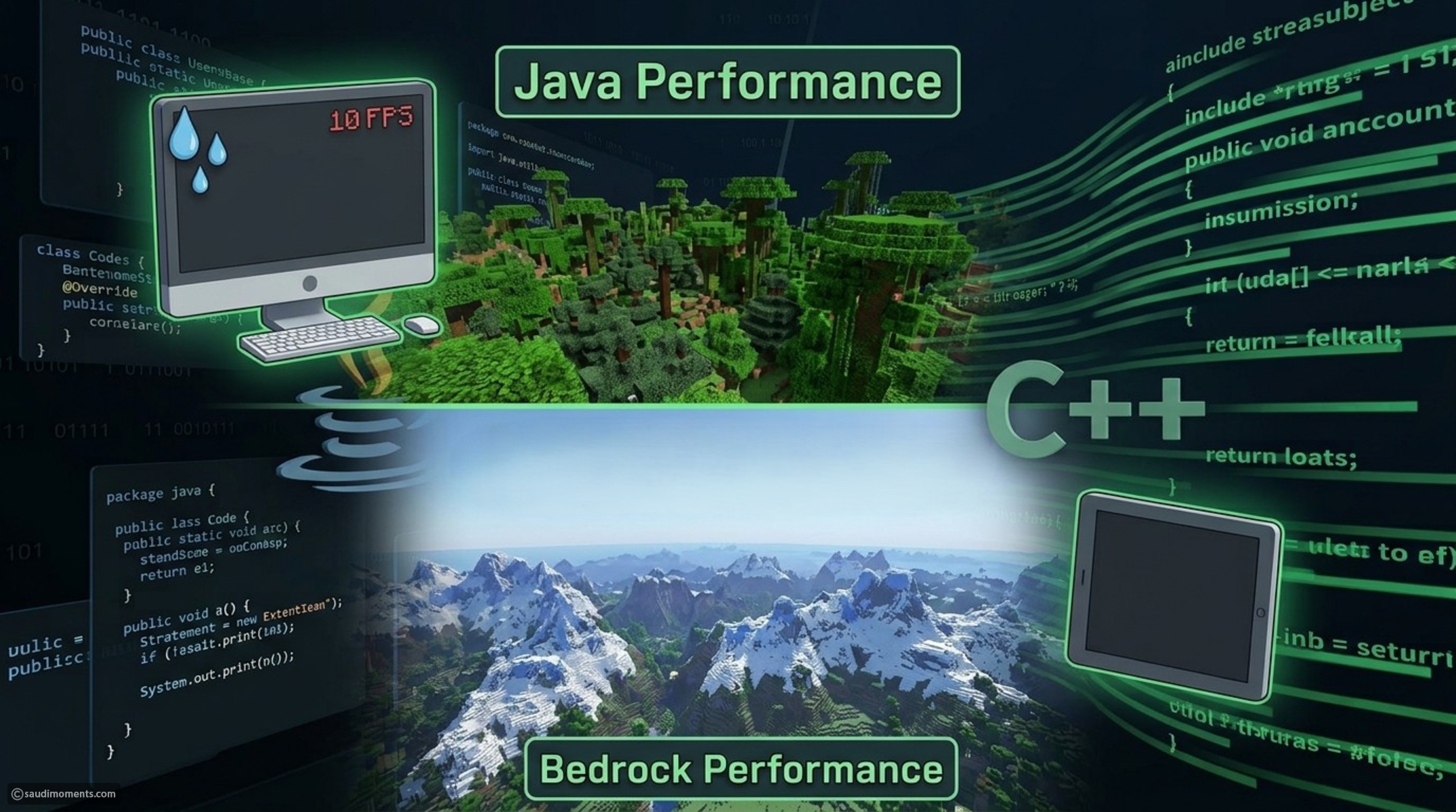 The ultimate breakdown of Java and Bedrock Minecraft
