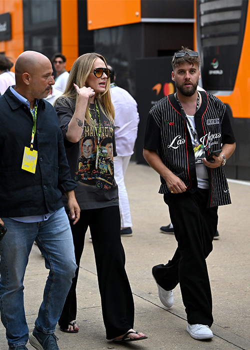 Adele makes rare outing at Silverstone and looks so different