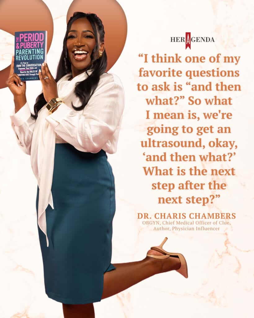 A peek inside her agenda: Dr. Charis Chambers
