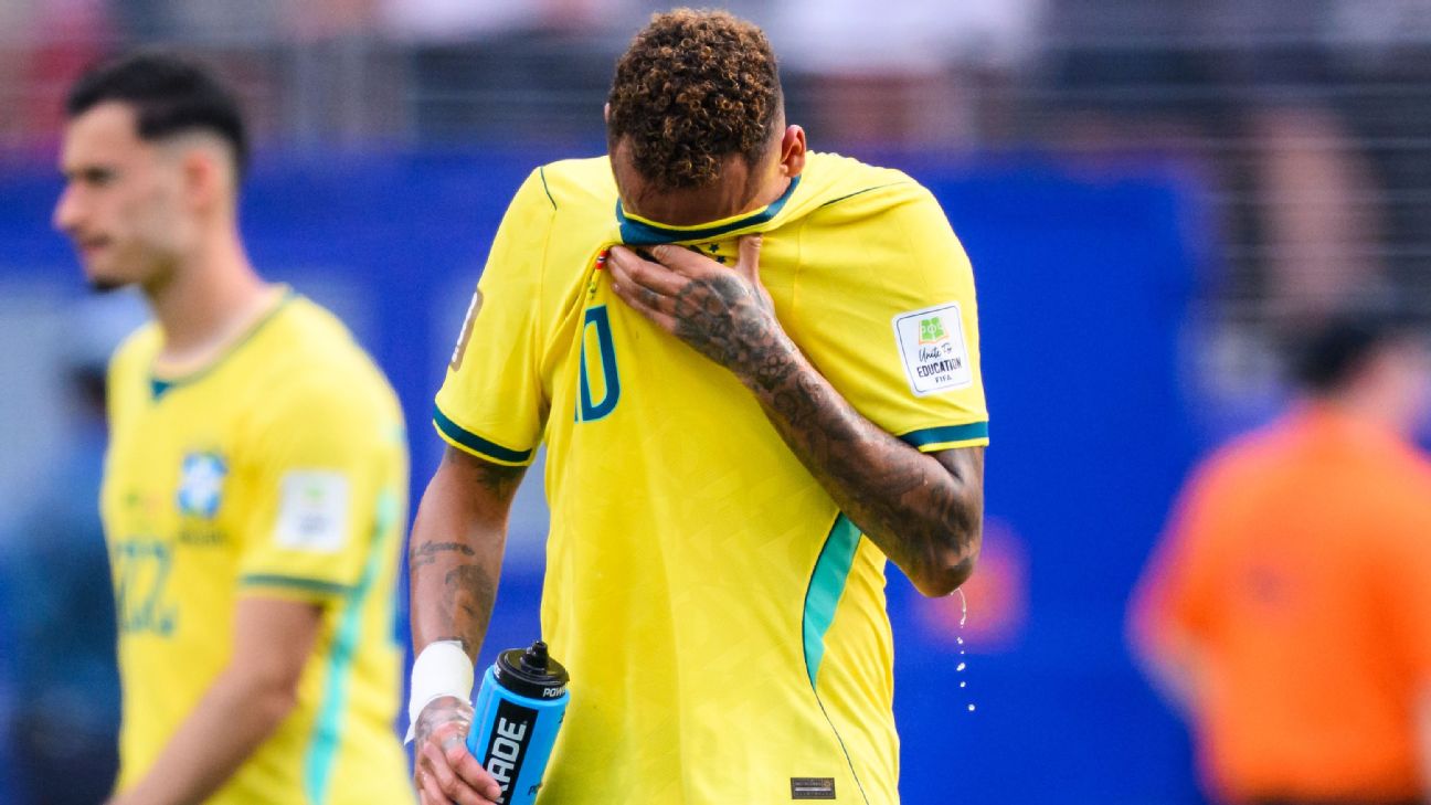 Neymar's father urges son to 'keep playing' and 'rediscover joy' after Brazil World Cup exit