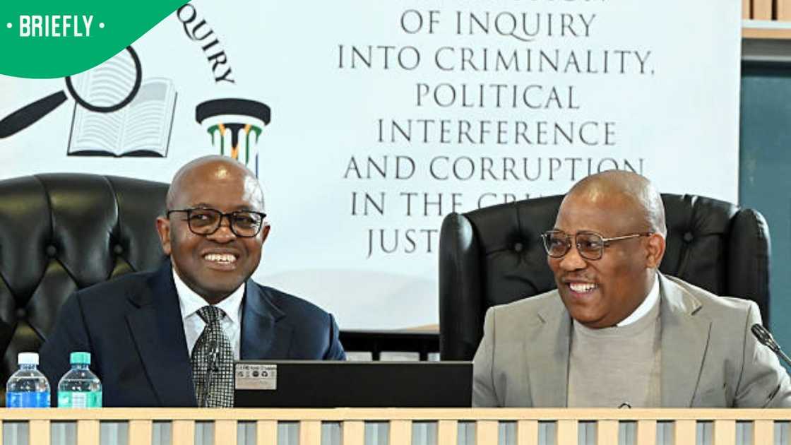 Rare light moment at Madlanga Commission as Baloyi's maskandi ringtone ...