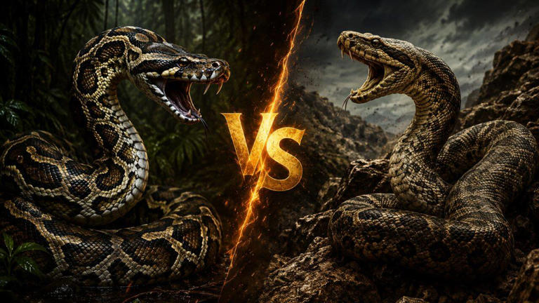 Burmese python vs Indian rock python: They look almost identical, but ...