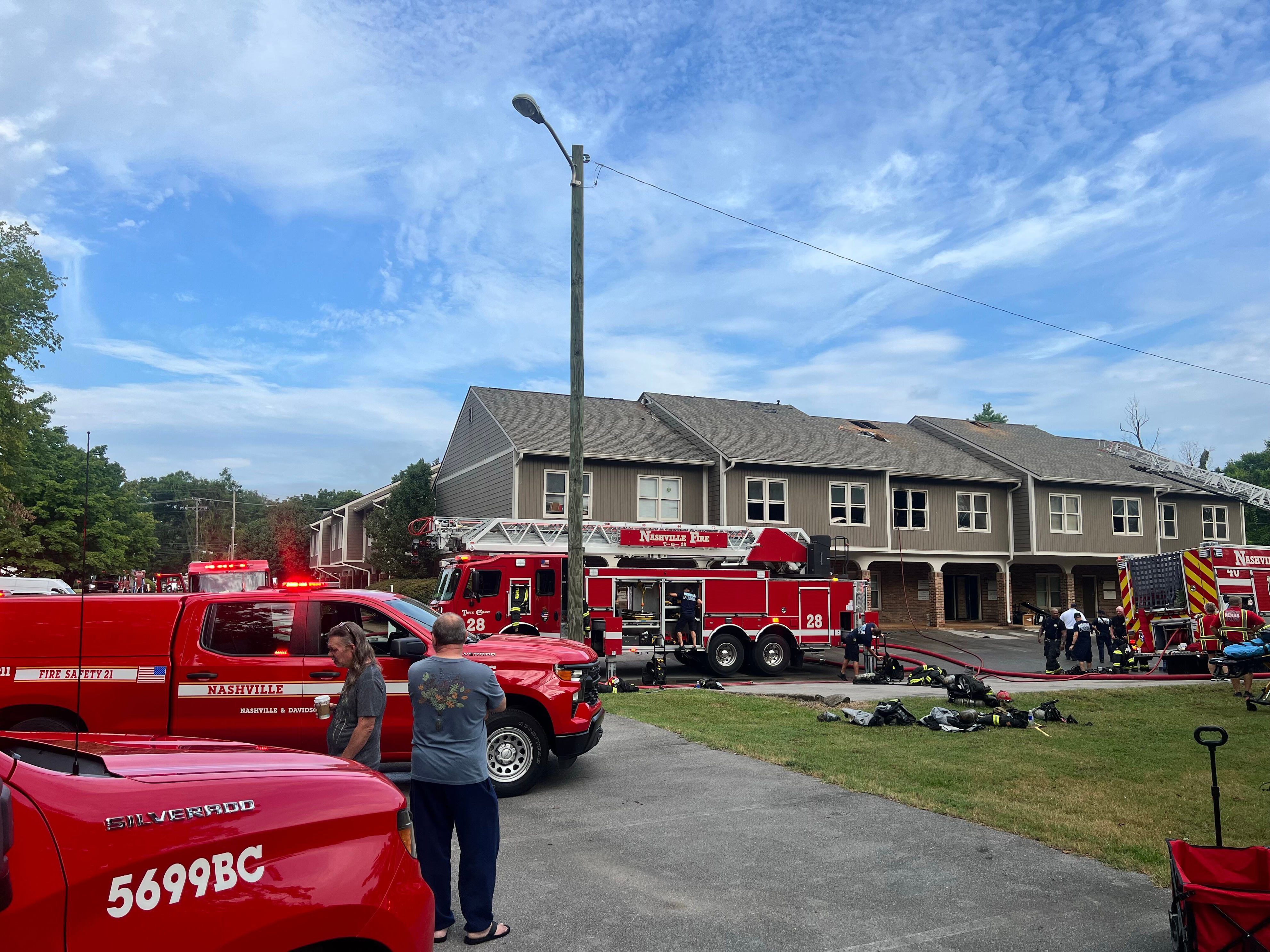 Multiple commercial units damaged by early-morning fire in Donelson