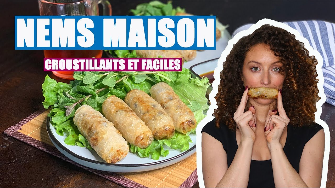 Nems croustillants maison et leur texture parfaite