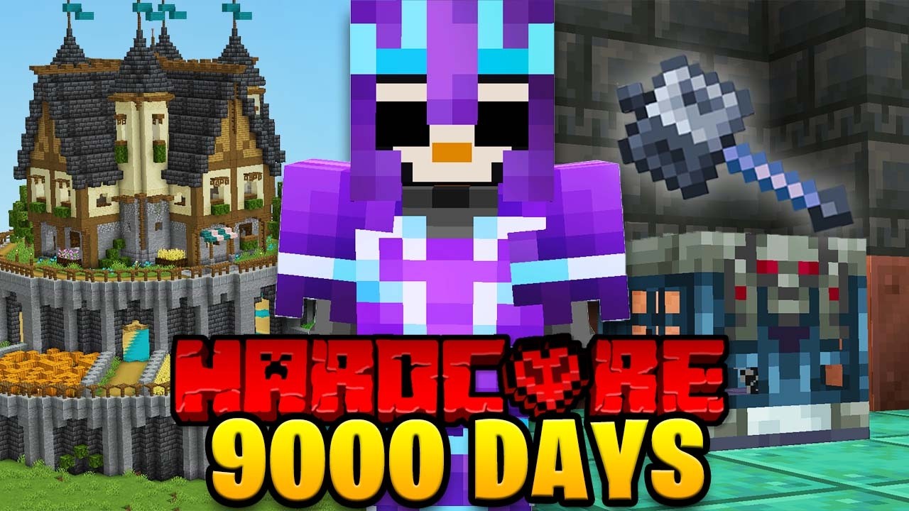 Witness the unbelievable 9,000 day hardcore Minecraft survival marathon
