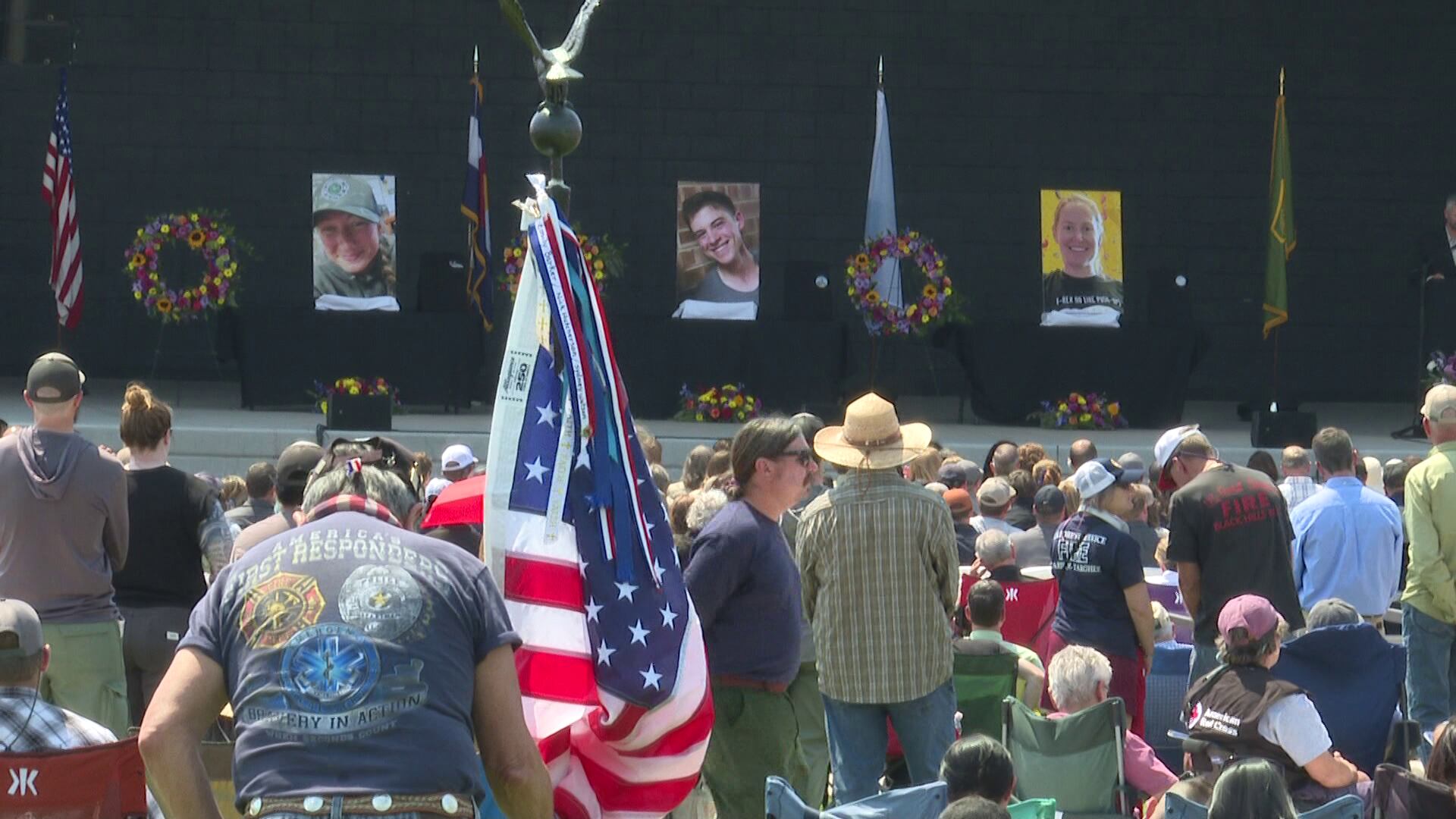 Grand Junction memorial honors three firefighters killed battling ...