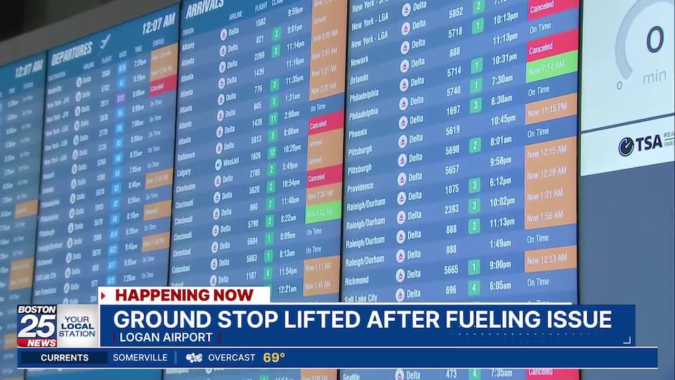 FAA lifts ground stop at Boston Logan International Airport following ...