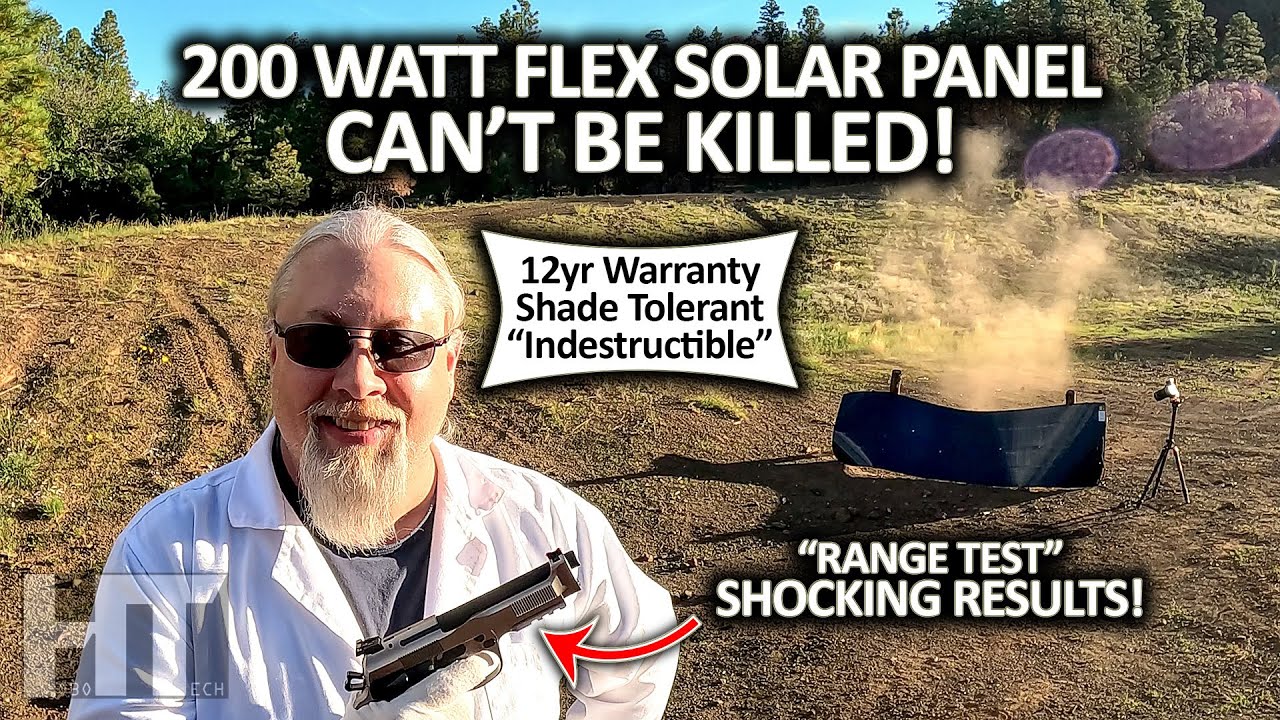 BougeRV Yuma 200W CIGS indestructible flexible solar panel