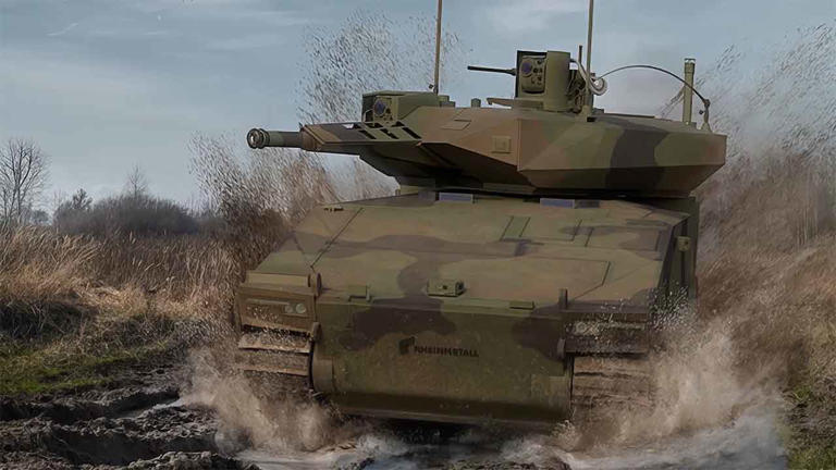 American Rheinmetall mengungkap tampilan baru XM30, penerus Bradley