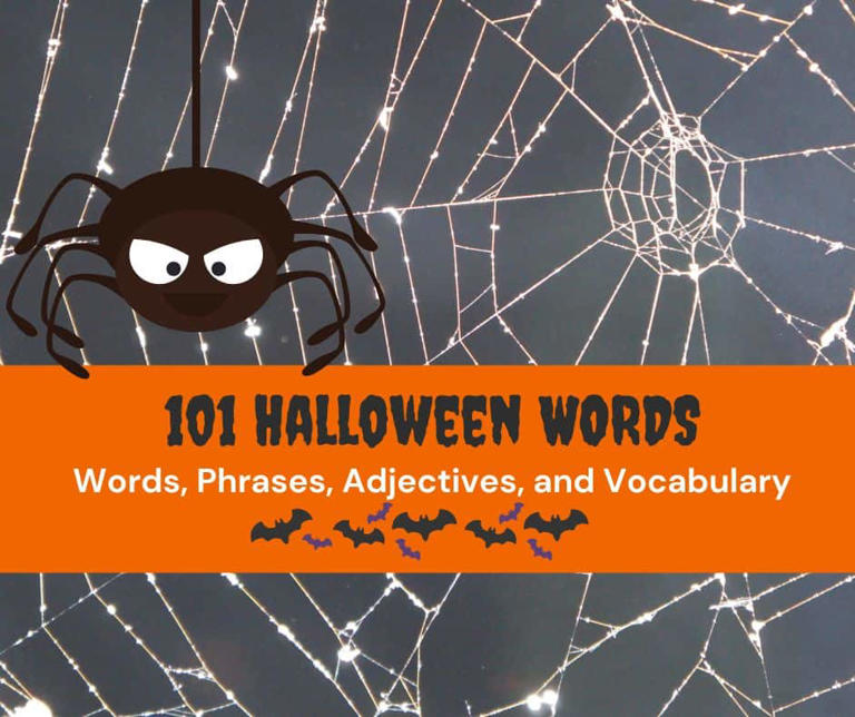 Halloween words PDF: 101 Halloween words, phrases, adjectives, and ...