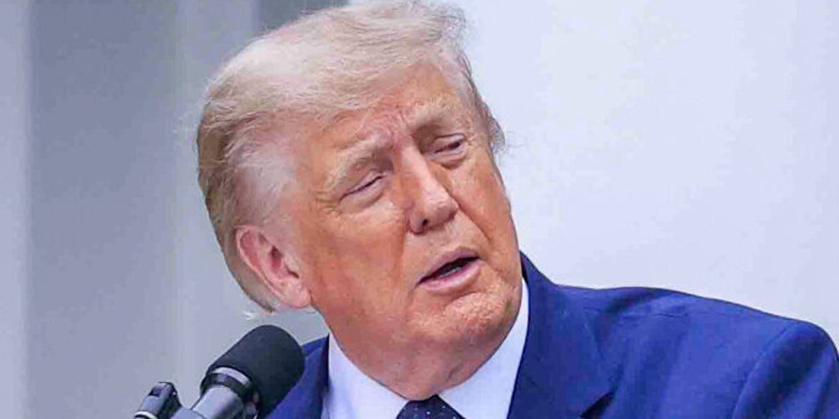 Trump gets distracted by giant gold bell while ringing in Wall Street