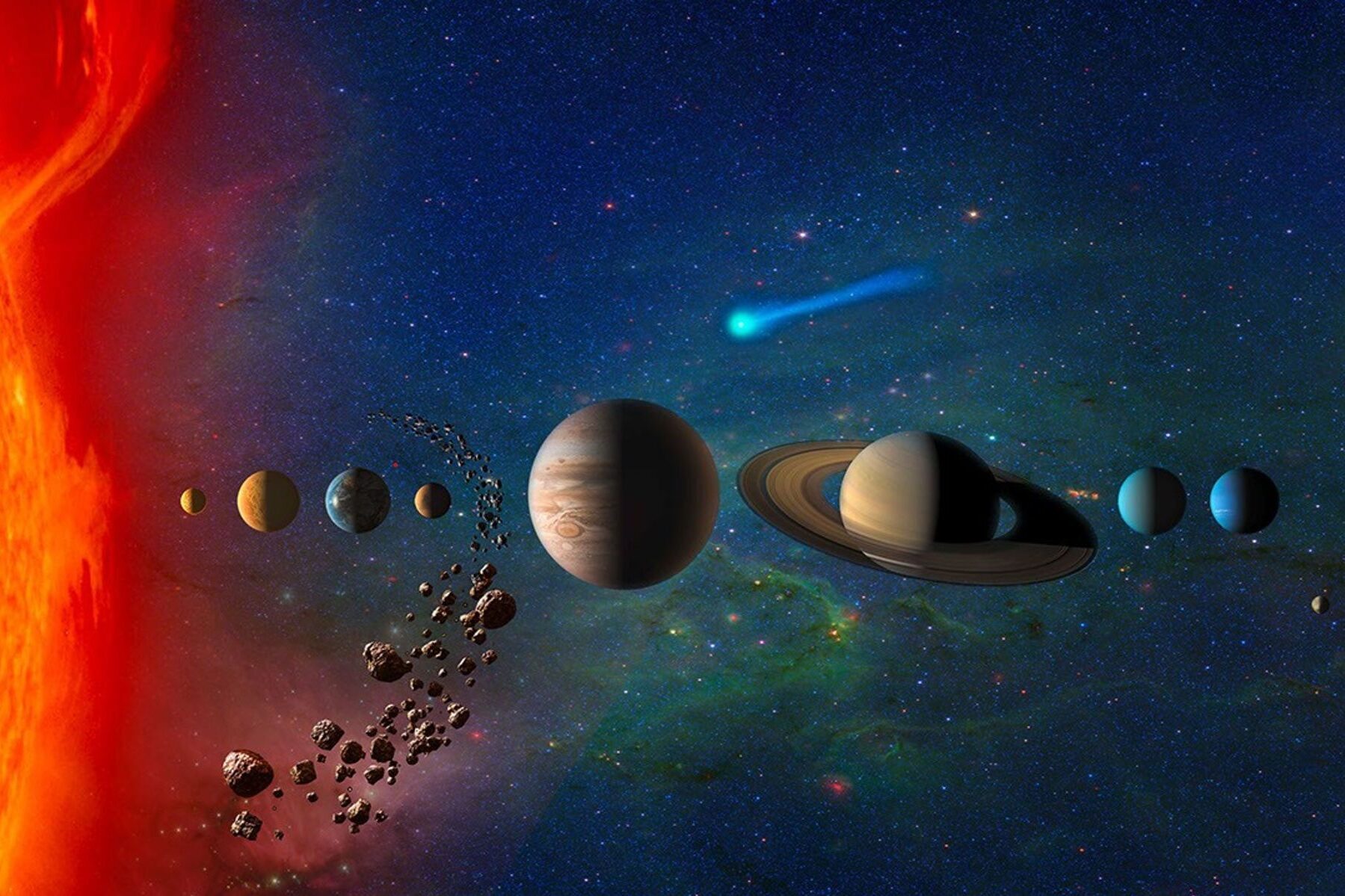 25 dizzying facts about our solar system