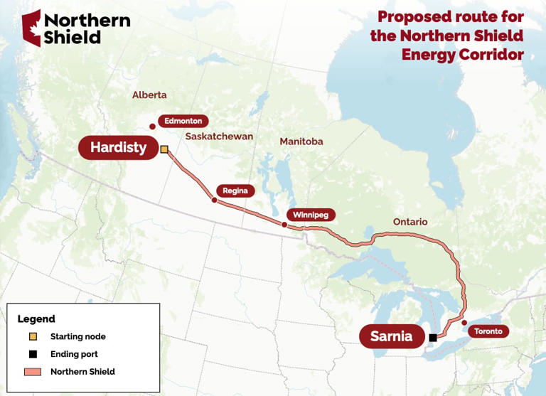 Ford, Smith unveil plan for new 'Northern Shield' oil pipeline between
