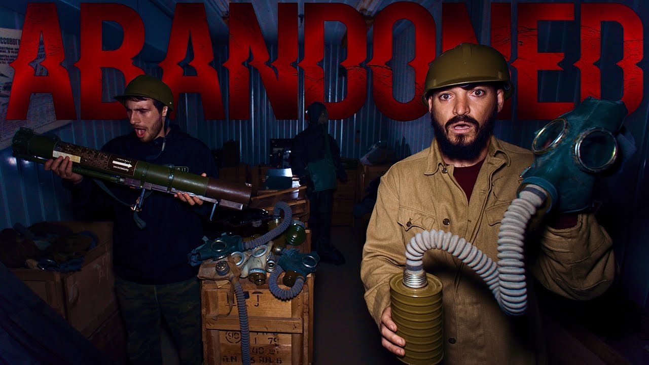 Exploring abandoned nuclear war bunkers! (Rocket launcher found)