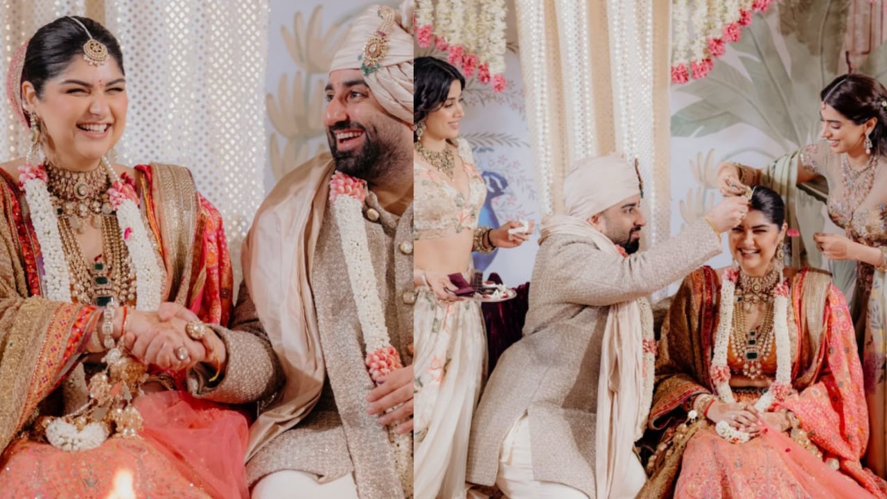 Anshula Kapoor marries Rohan Thakkar in Mumbai, first photos out
