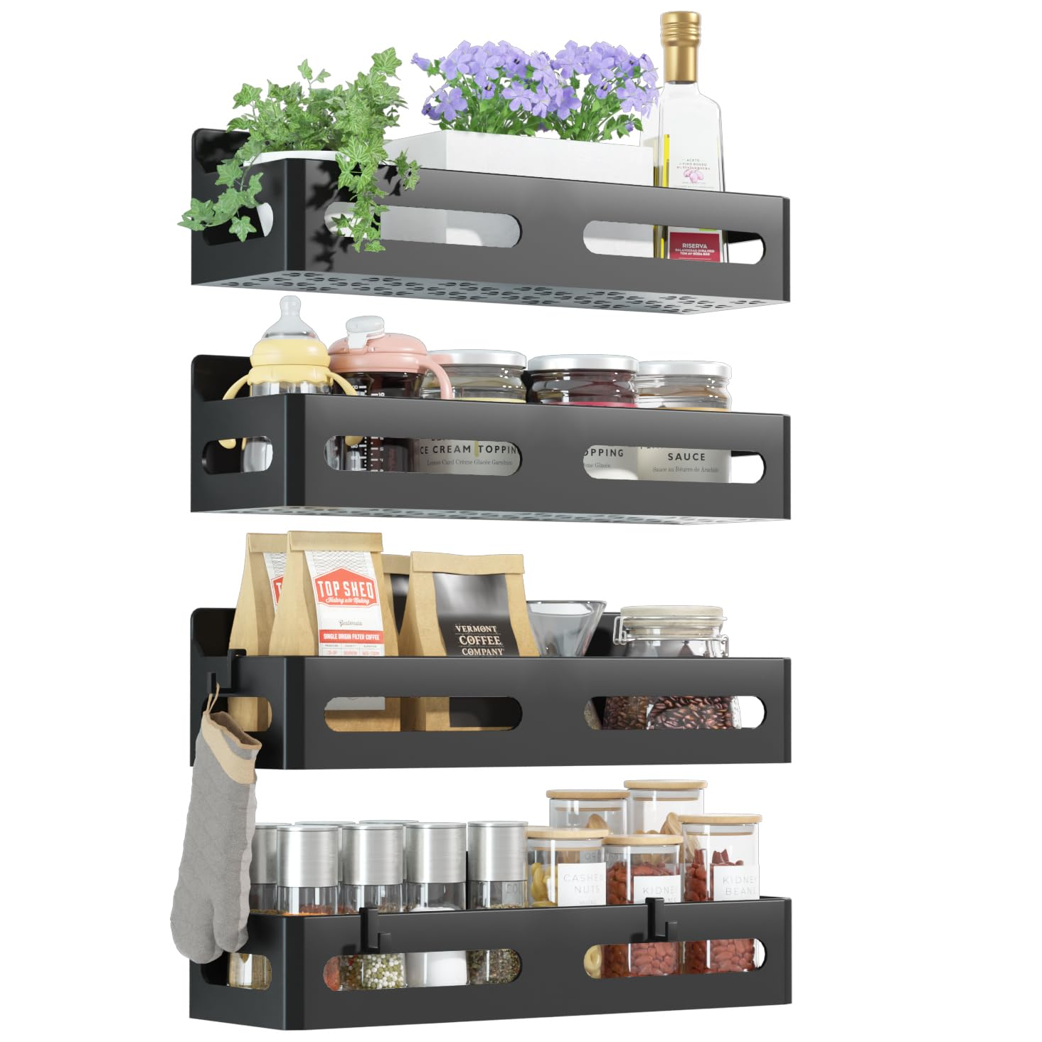 Amazon shoppers love these magnetic spice racks—and they’re under $10