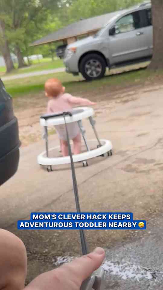 Mom shares simple hack to keep toddler busy
